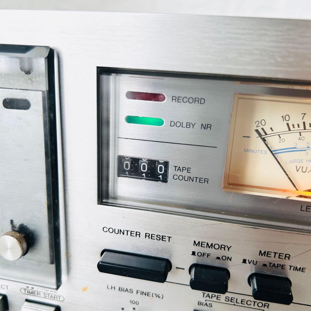 希少 AIWA アイワ AD-7500 カセットデッキ 昭和 レトロ 現状品