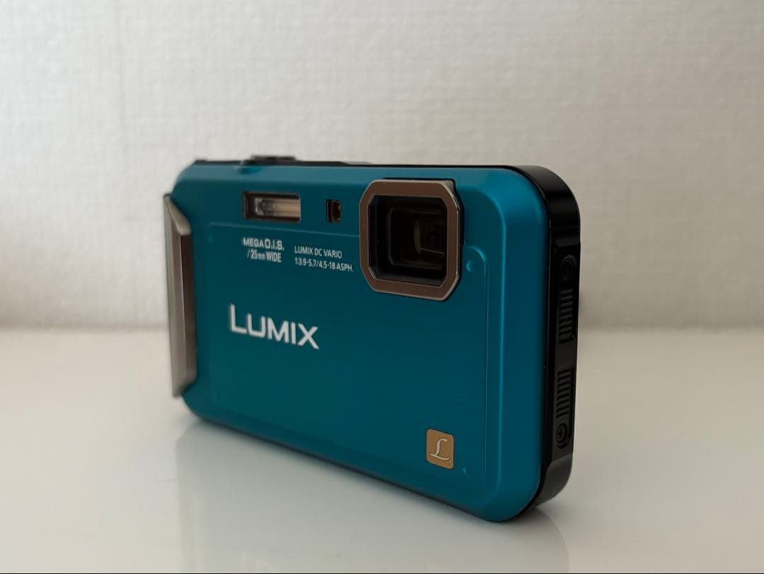 【動作確認済】パナソニック LUMIX DMC-FT20 防水　コーラルブルー