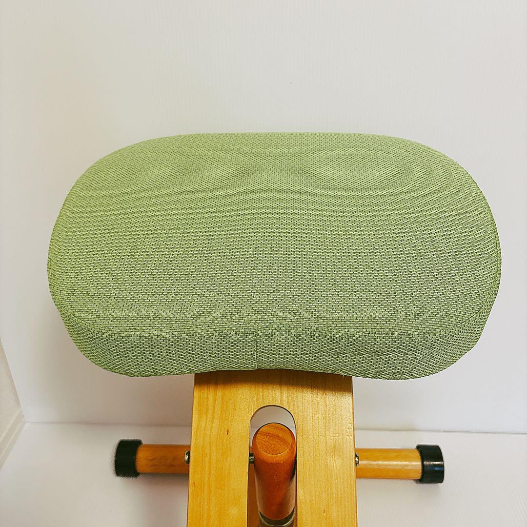 【極美品】 補助クッション付 宮武製作所 プロポーションチェア ライム