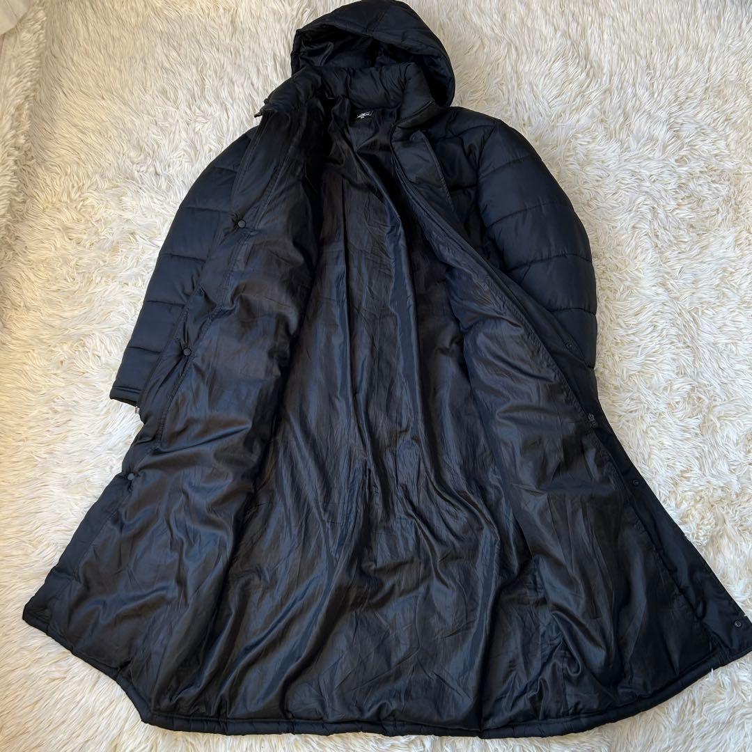 mizuno ミズノ　厚手中綿ベンチコート　2XL ブラック　大きいサイズ