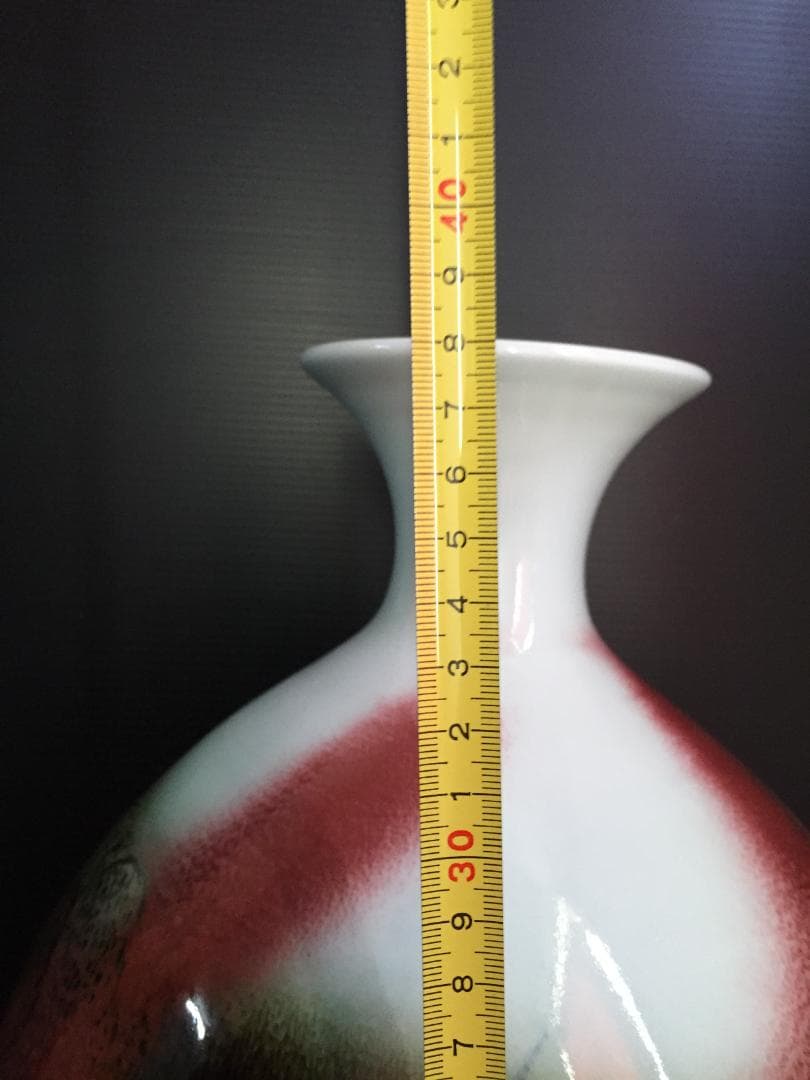 前田泰昭作　有田焼花瓶　年代物　新品未使用