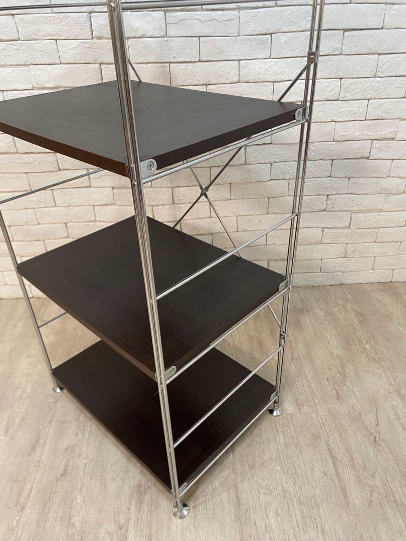 【東京都23区配送無料】無印調　ステンレス　ユニット　シェルフ キャビネット　棚