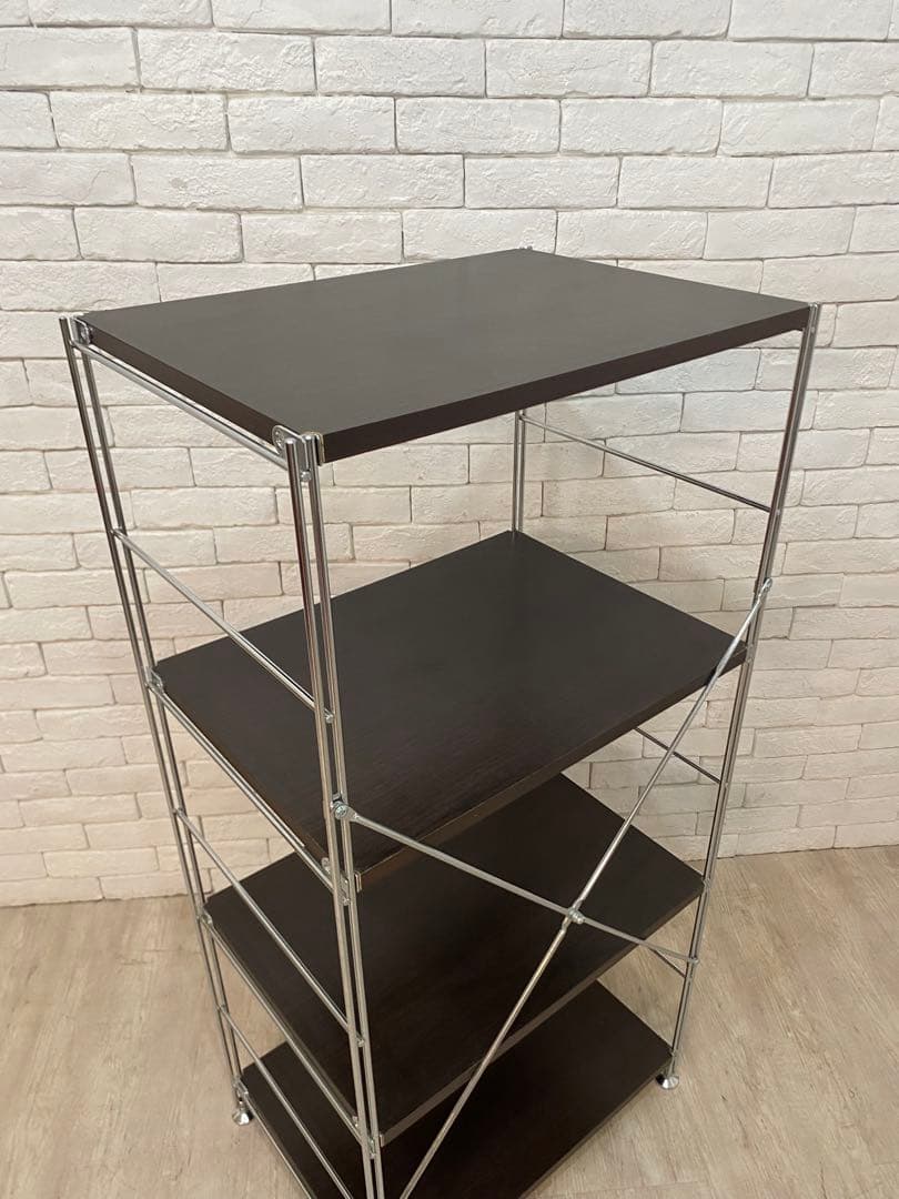 【東京都23区配送無料】無印調　ステンレス　ユニット　シェルフ キャビネット　棚