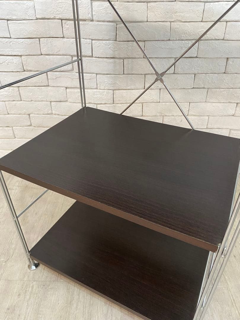 【東京都23区配送無料】無印調　ステンレス　ユニット　シェルフ キャビネット　棚