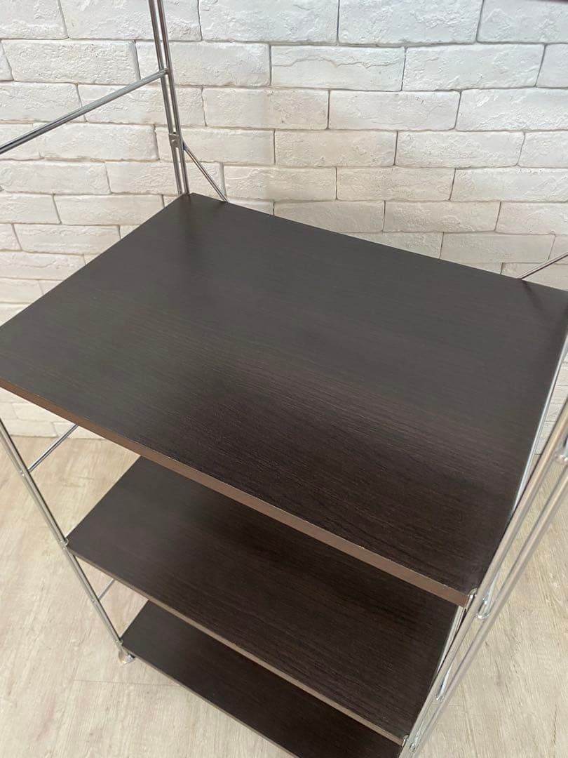 【東京都23区配送無料】無印調　ステンレス　ユニット　シェルフ キャビネット　棚