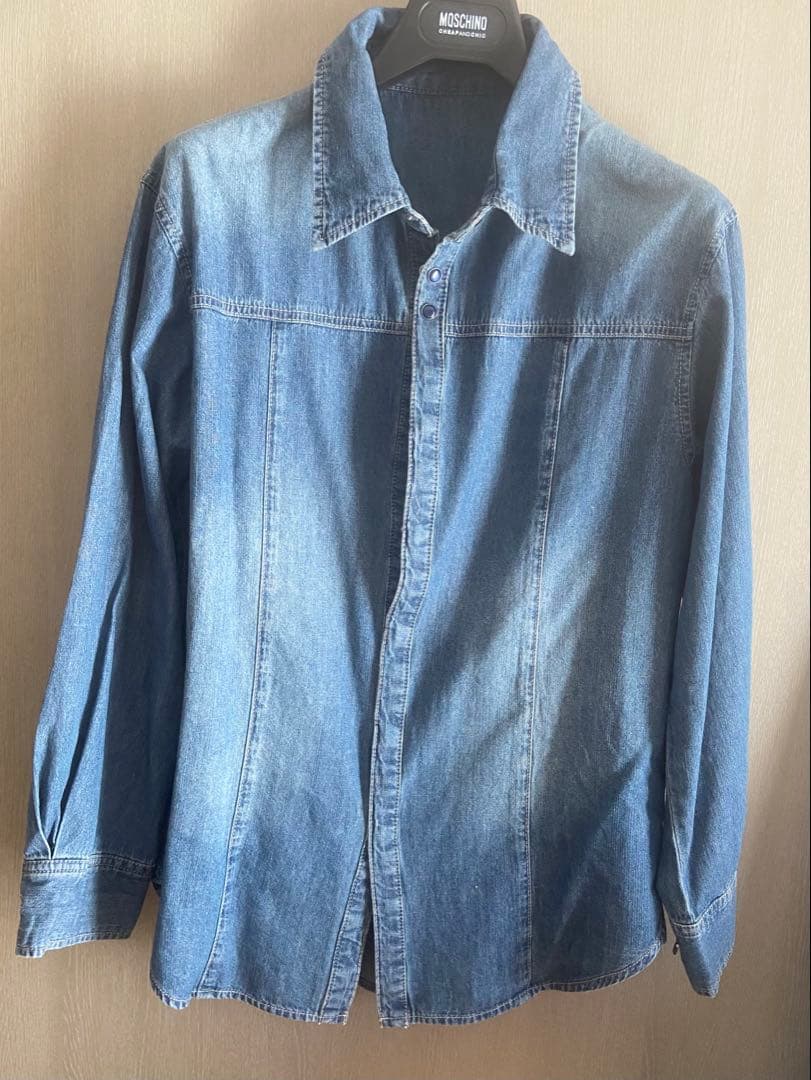 コラージュガリャルダガランテ　ボウタイデニムシャツ