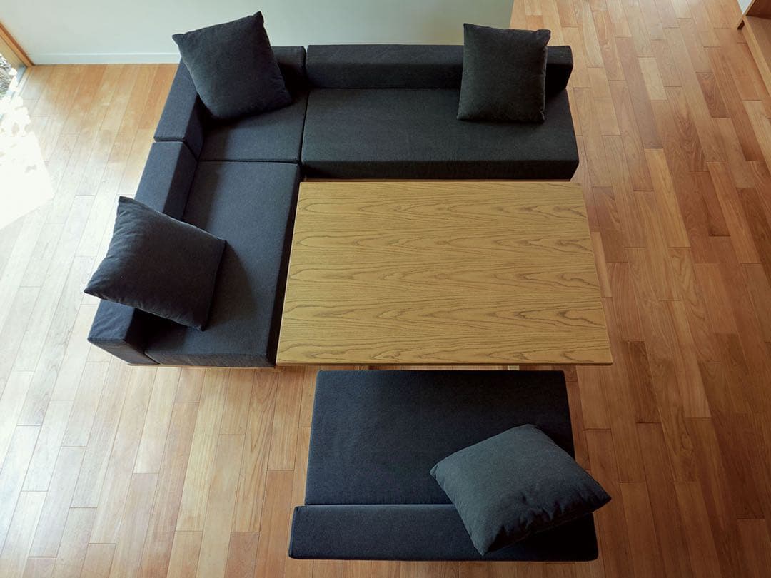 【幅65㎝】カフェ風 ソフィア ダイニングソファ コーナー｜ロータイプ ブラック