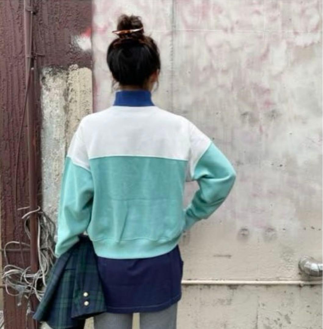 激レア‼️美品♡ラルフローレン♡Half Zip スウェット　裏起毛　ビッグロゴ