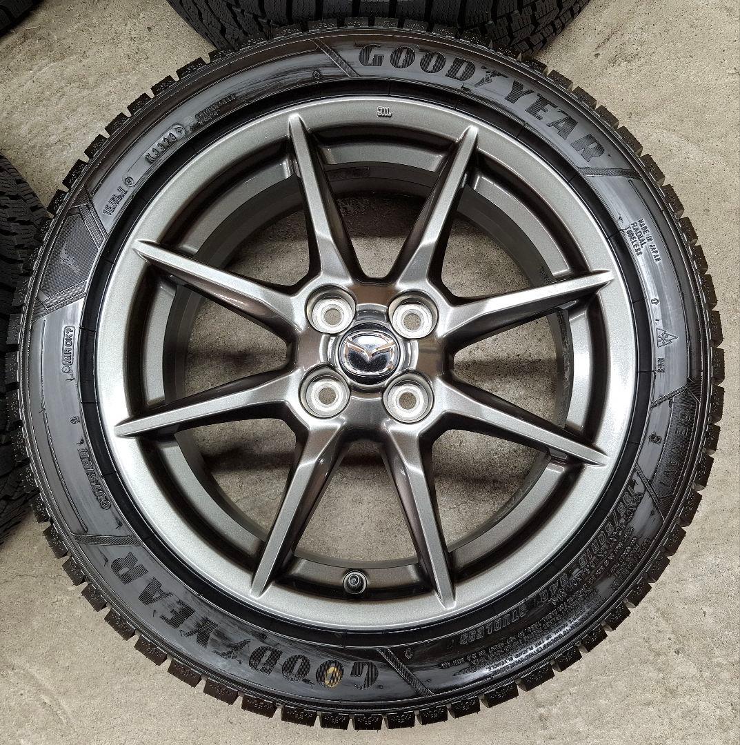 【ほぼ新品】マツダ ロードスター 純正 ホイールタイヤ 2023年 スタッドレス
