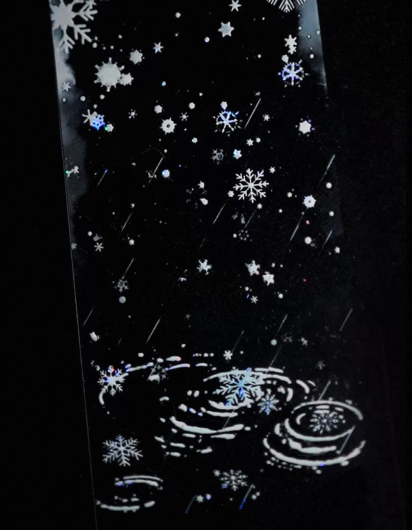 风见幸山《银落》海外マスキングテープ　マステ 【2251】