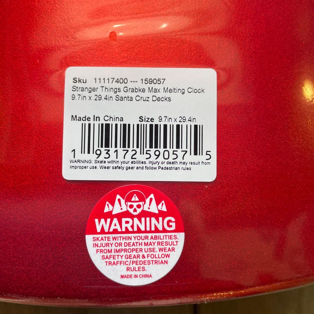 SANTA CRUZ ストレンジャーシングス デッキ