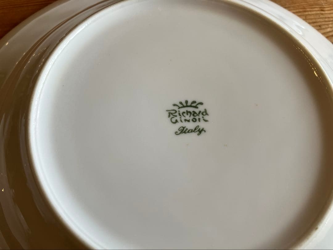 ジノリ　ベッキオホワイト　23.5スーププレート×5