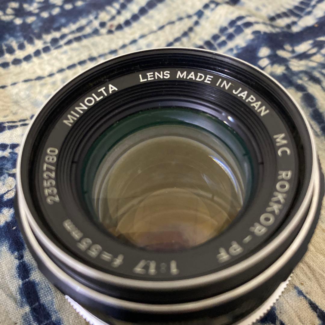 ミノルタ MC ROKKOR-PF 55mm 1:1.7 カメラレンズ