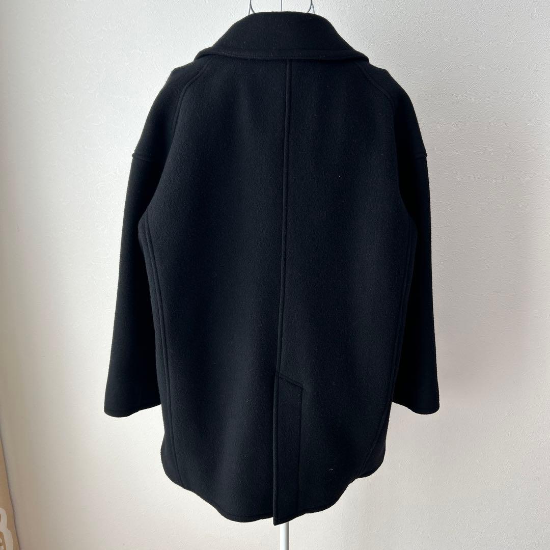 フレームワーク Super 100 ダブルクロス ピーコート ブラック