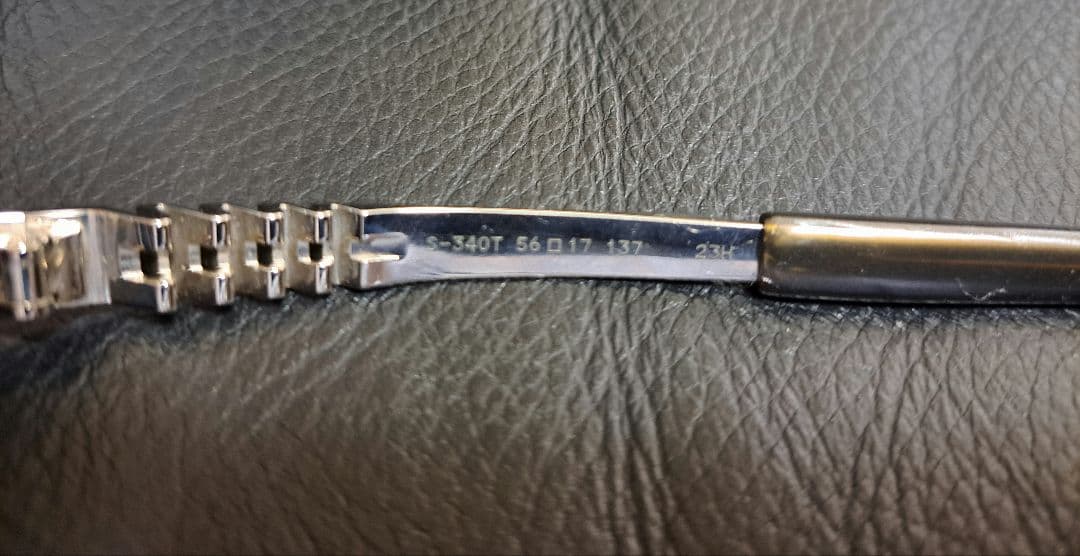 美品　現行品　999.9フォーナインズ　Sー340T シルバー　アスタリスク