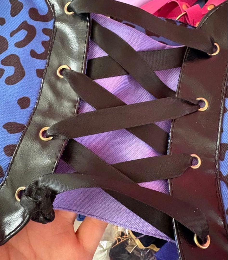 狂蘭メロコ　コスプレ　衣装　にじさんじEN ウィッグ　フルセット