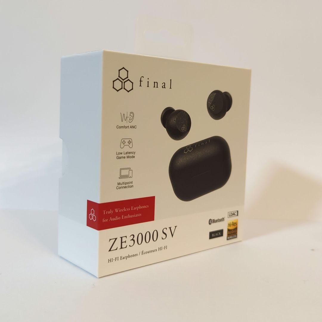 【新品】【未開封】final ZE3000 SV ブラック ワイヤレスイヤフォン
