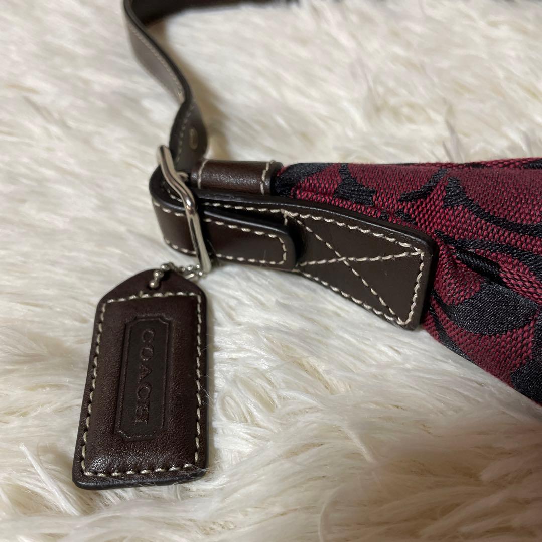 コーチ シグネチャー 柄 ホーボー Y2K ワンショルダー　6045