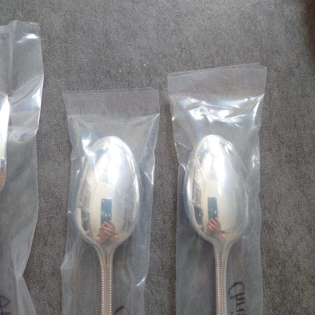 クリストフル パール ケーキフォーク コーヒースプーン 未開封 4点