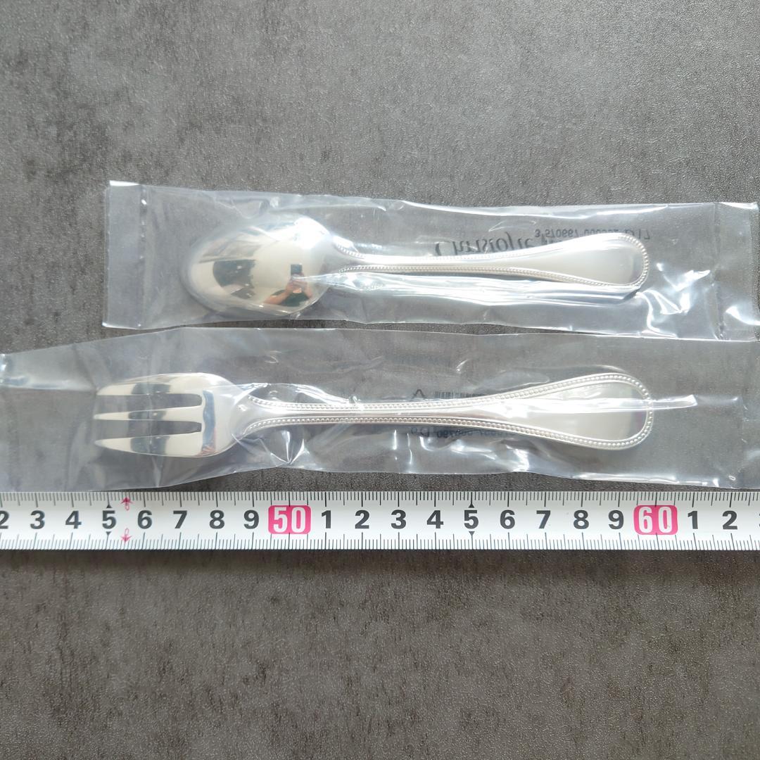 クリストフル パール ケーキフォーク コーヒースプーン 未開封 4点