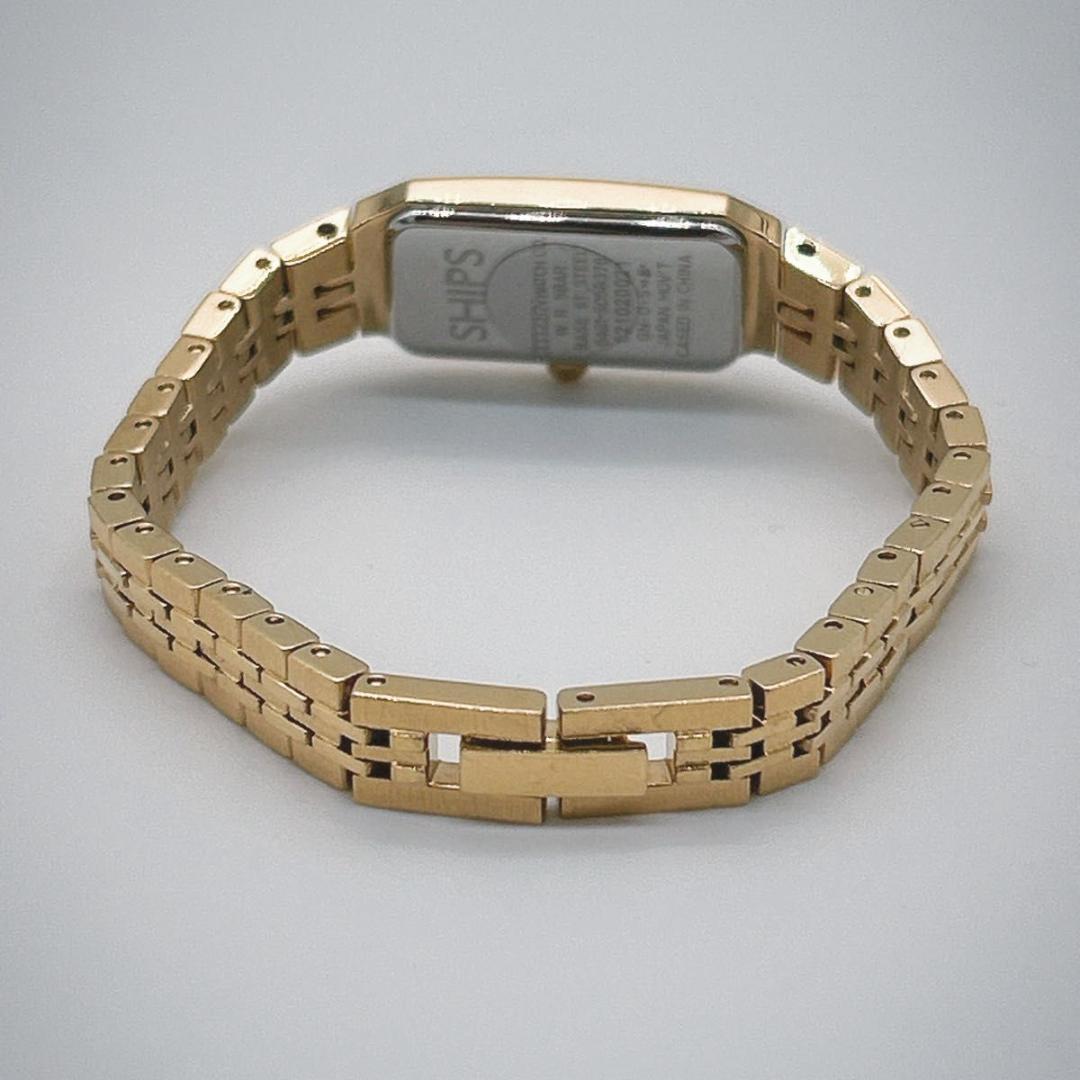 極美品 稼働 CITIZEN SHIPS別注 6Pダイヤ ゴールドブレス 腕時計