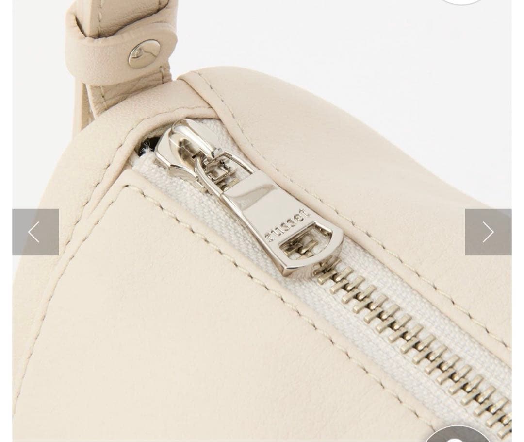 n*a様 ソフトレザーロールショルダーバッグ russet ラシット