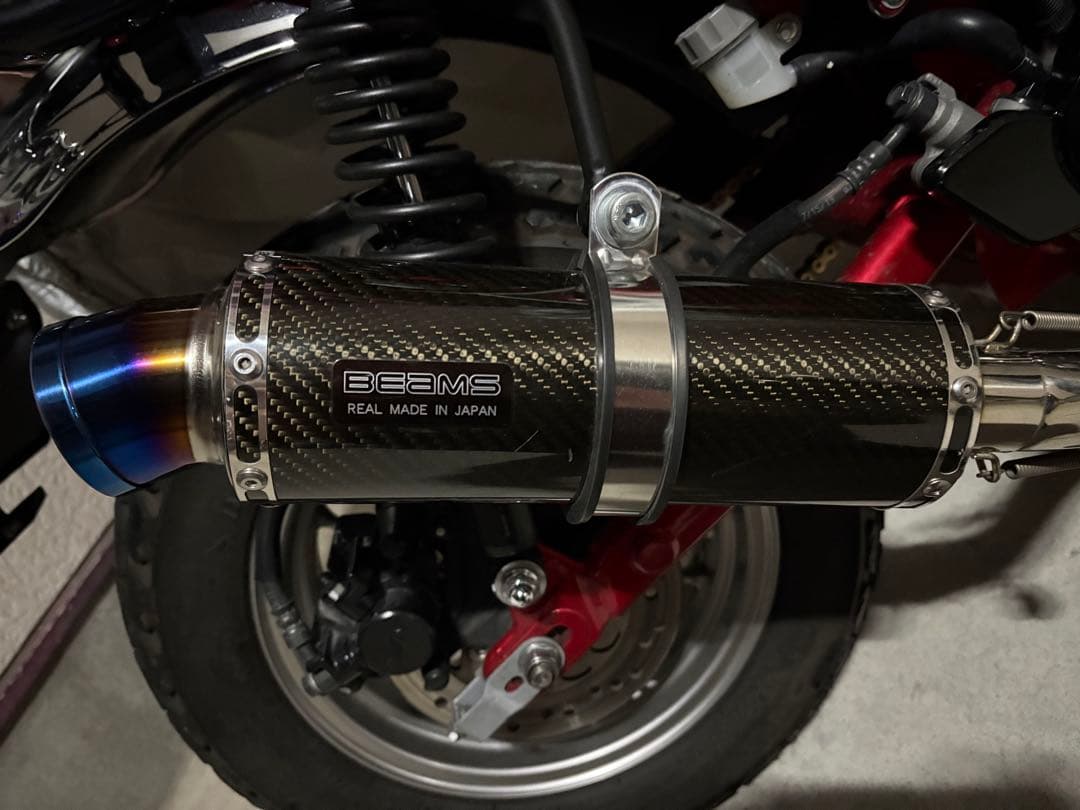 値段上げ下げ中 モンキー125 BEAMS R-EVO カーボン マフラー