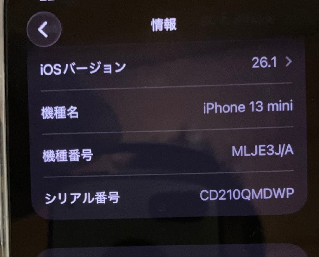 L*b様 【送料込】Apple iPhone 13 mini 128GB SIM