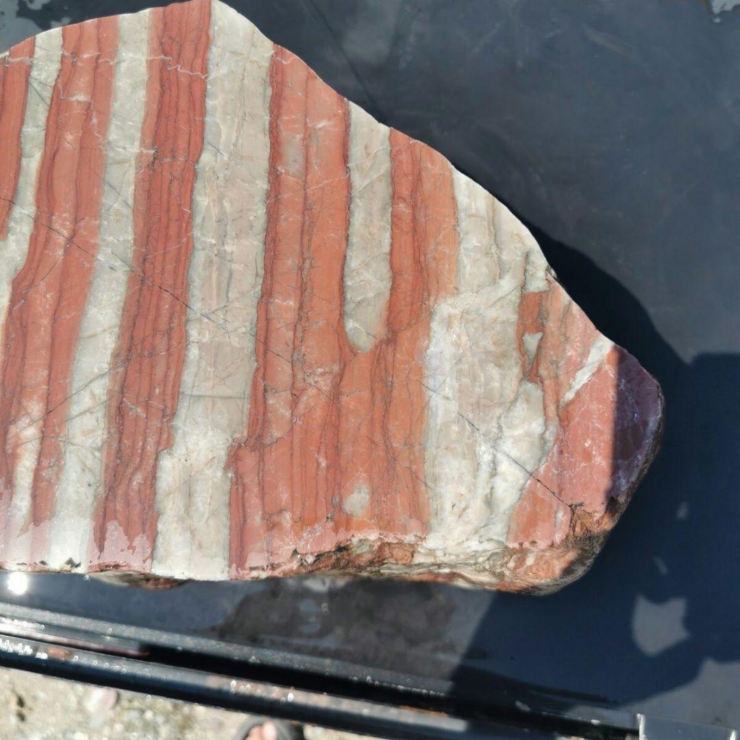 群馬産　赤石　28.8キロ　庭石　鑑賞石　石　石材　庭　坪庭　ガーデニング