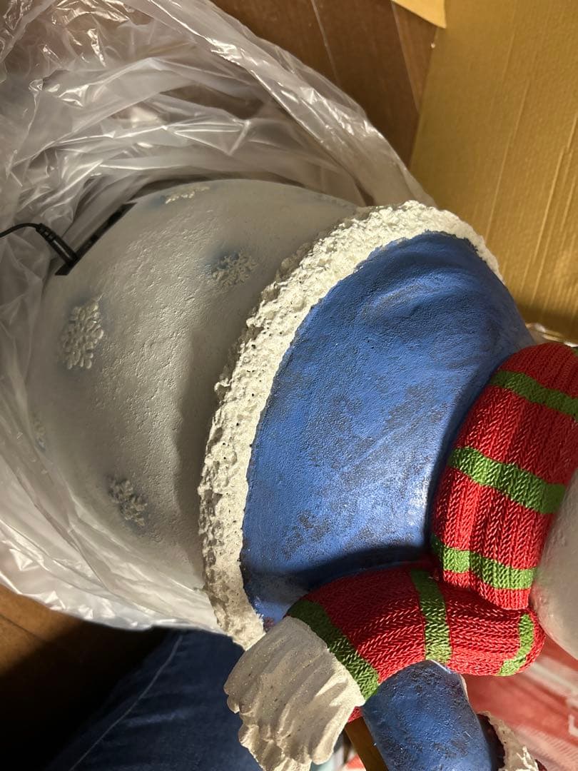 スノーマン 置物 LED 音楽 コストコ クリスマス