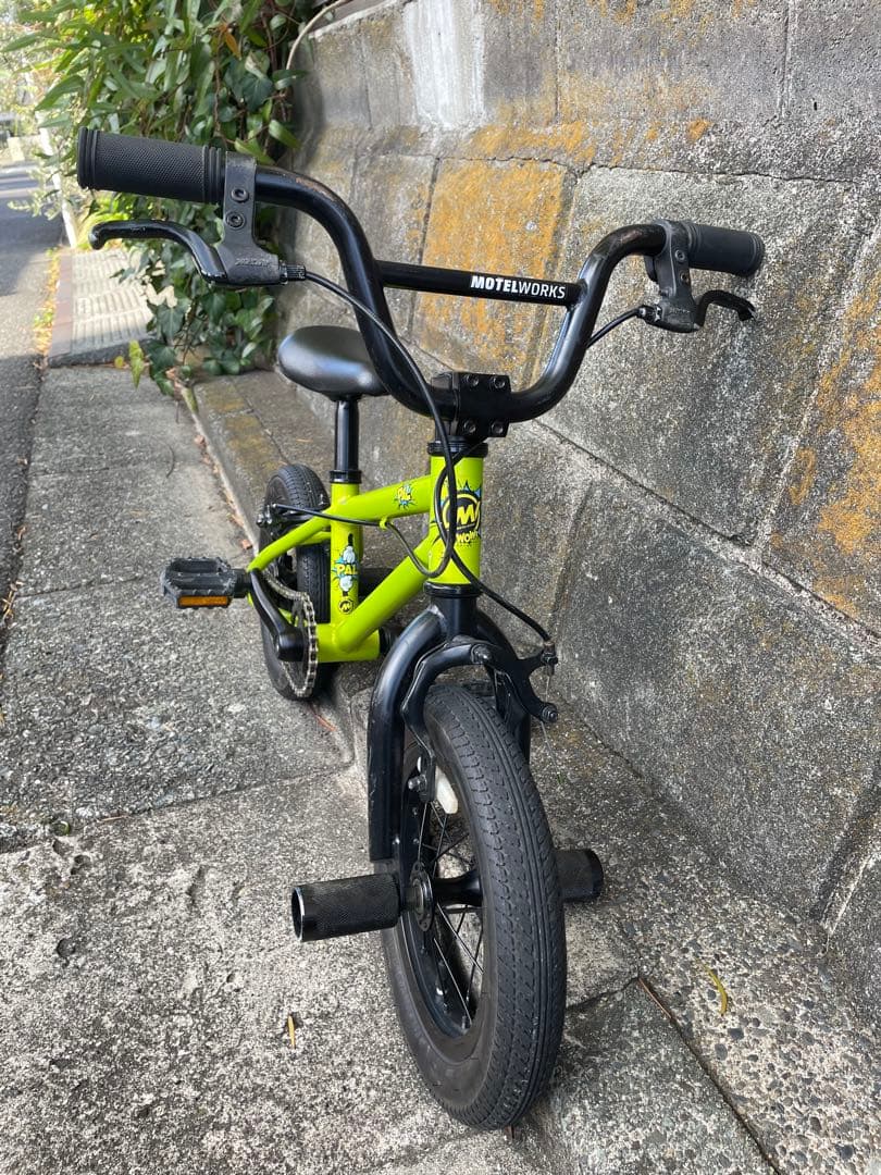 キッズ BMX 12インチ MOTEL WORKS PAL 2021年製 ライム