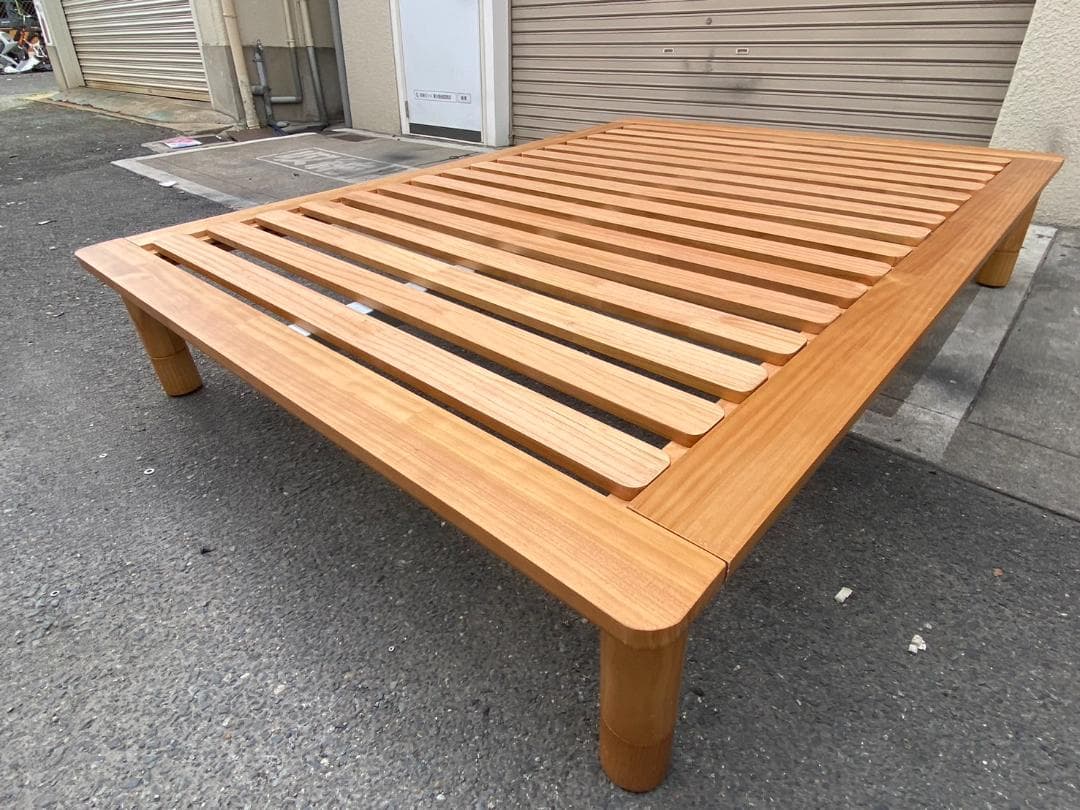 A434◆コアラ「ミライカスタム」ダブルベッドフレーム