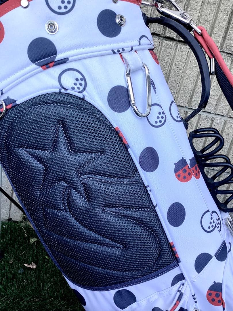 Winwin ウィンウィンスタイル水玉模様スタンドキャディバッグ