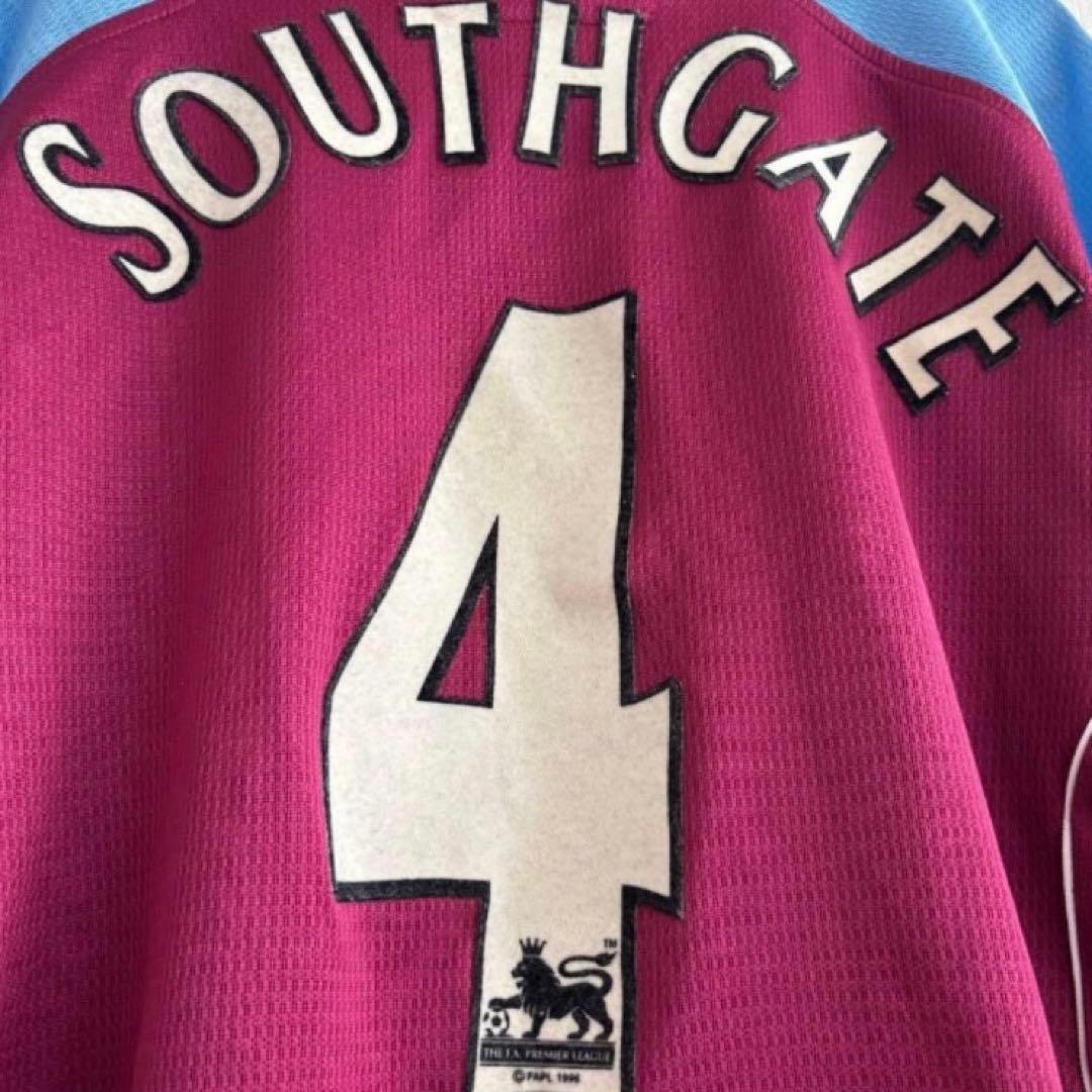 アストンヴィラ　サウスゲート監督　イングランド代表　ユニフォーム　古着　シャツ