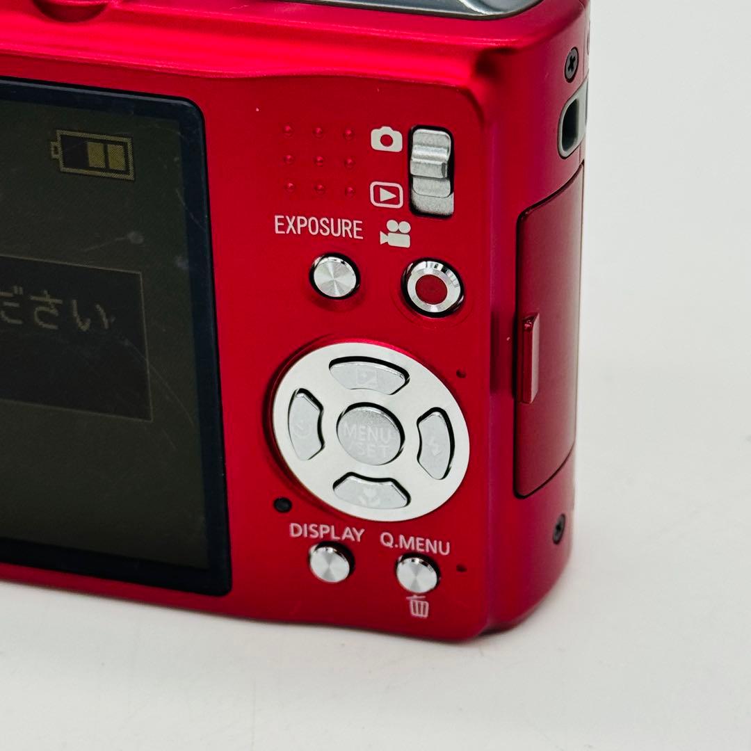 【外観美品】Panasonic LUMIX DMC-TZ10 レッド 赤