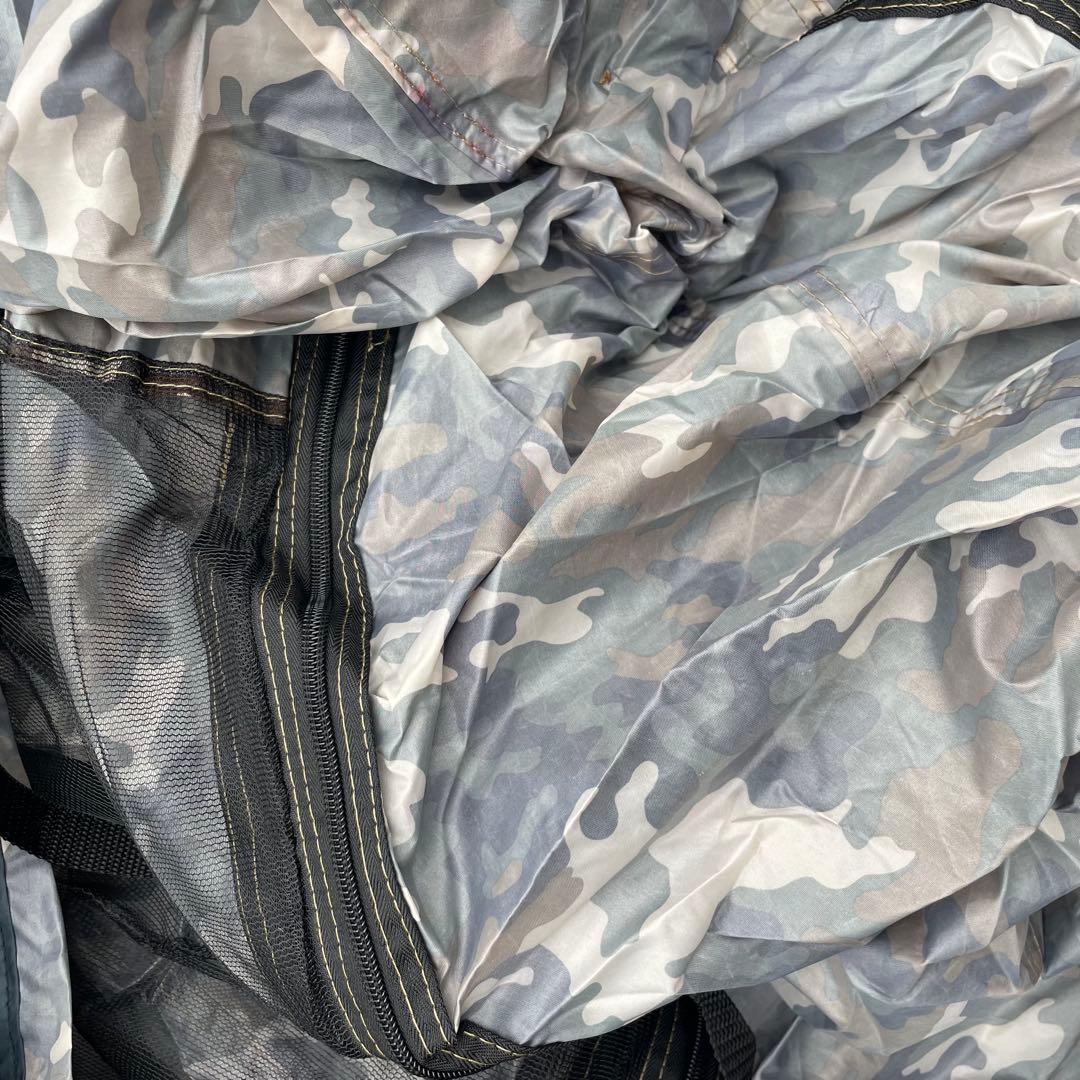 美品　ファミリーキャンプ　ENDLESSBASE 2ルームテント 初心者　迷彩柄