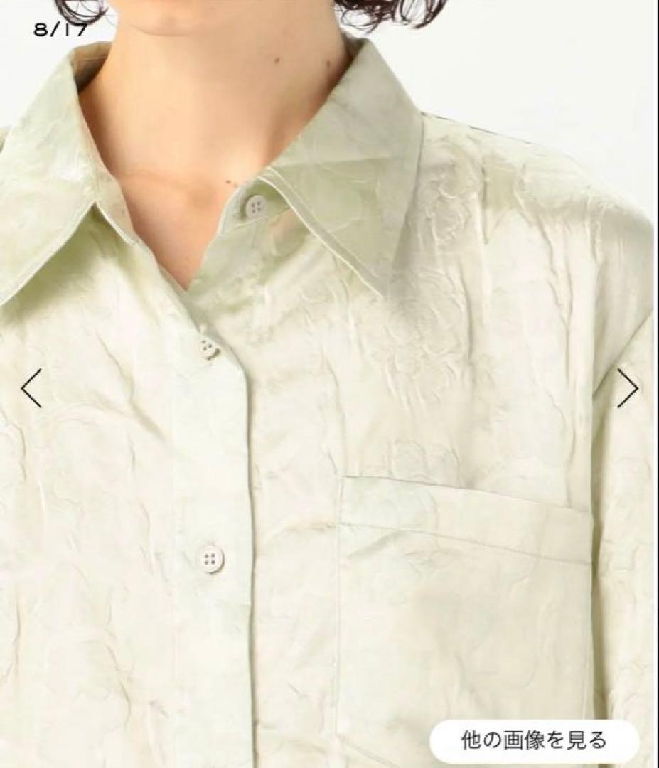 新品★ ストレッチ サテンシャツ ピンク Acne Studios ¥57200