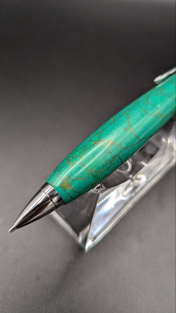 133ペン工房翌檜　ハイブリッドストーン　シャーペン　ボールペン　太軸