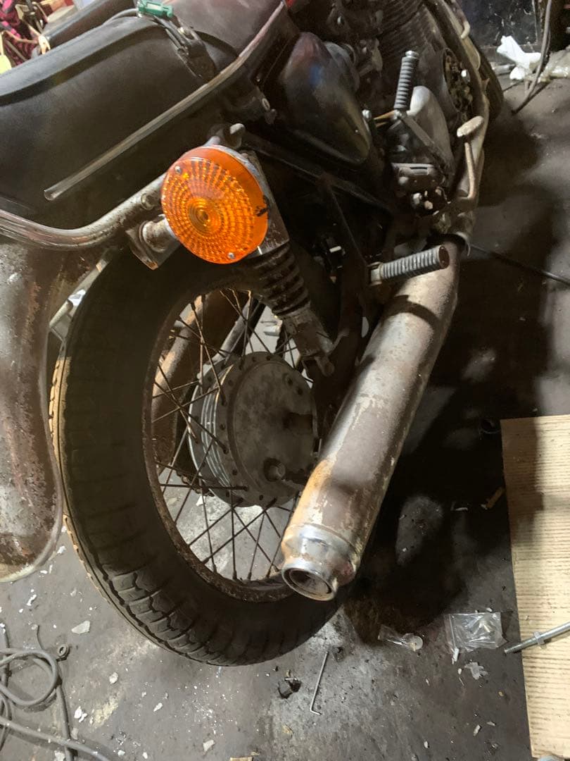 CB550F！　部品取り車です