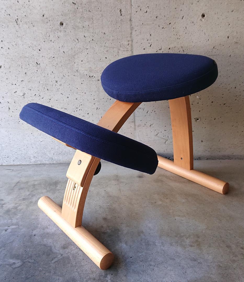 サカモトハウス バランスチェアイージー 2脚ブルー、ブラウン