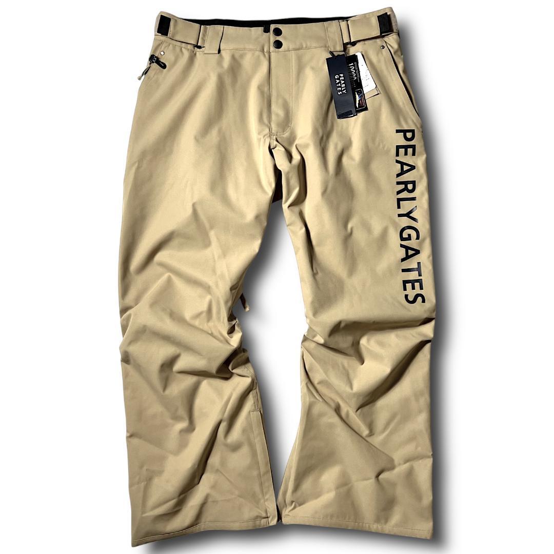 パーリーゲイツ 定3.9万 防汚防水防風 ストレッチ スノーウェア L ベージュ