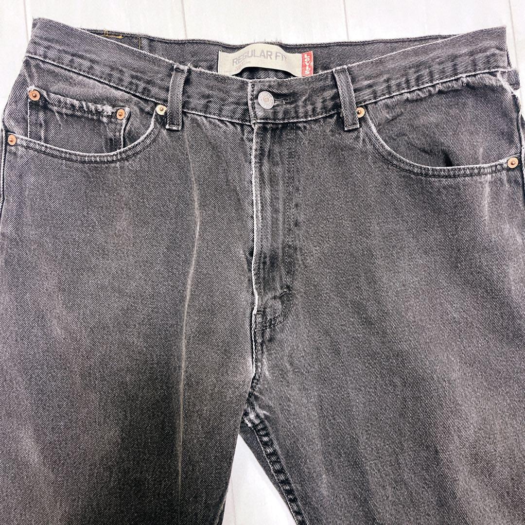 Levi's 505 ブラックデニム 後染め　00s W36 L32