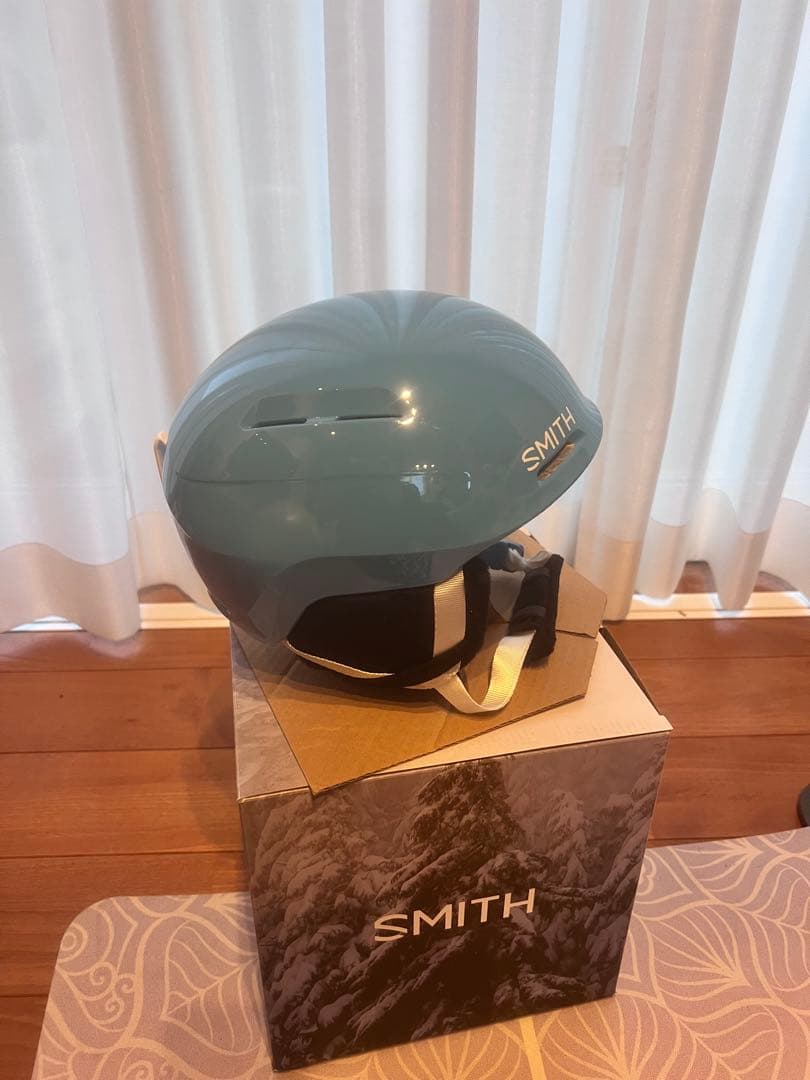 美品　SMITH Glide Jr. ヘルメット ブルー　YXS 48-52cm