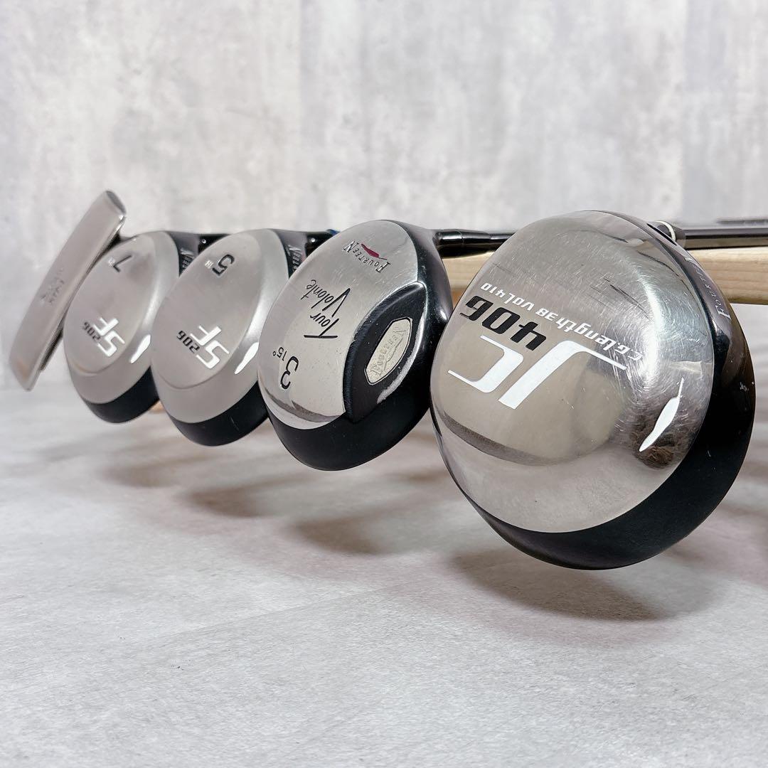 V813 FOURTEEN メンズ ゴルフ クラブ フルセット 11点 黒 男性