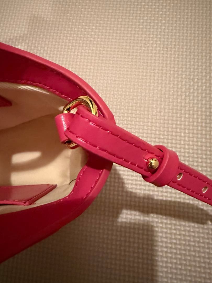 美品❣️MARNI ピンク　かごバッグ