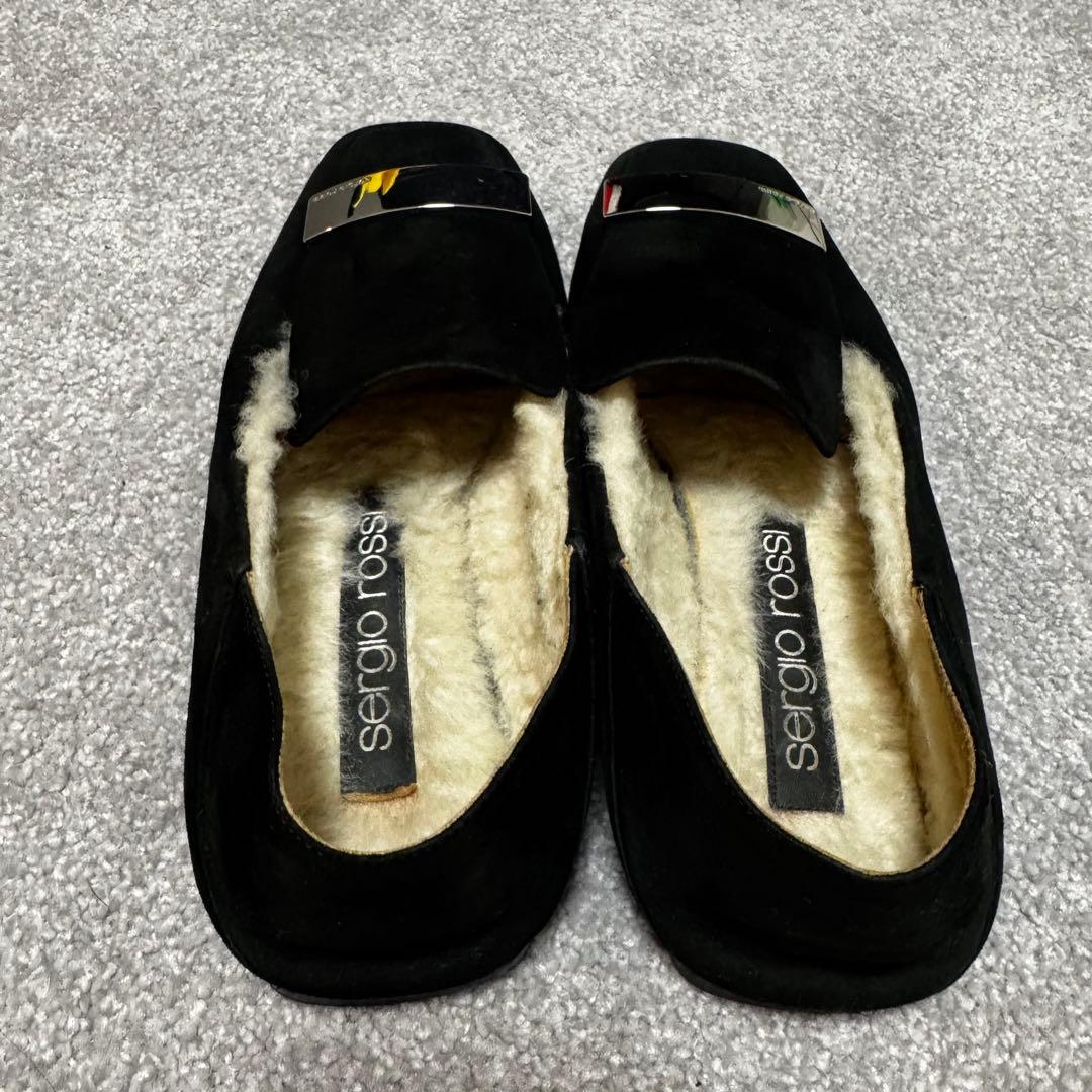 セルジオロッシスリッパフラットパンプスsr1 36 ボア