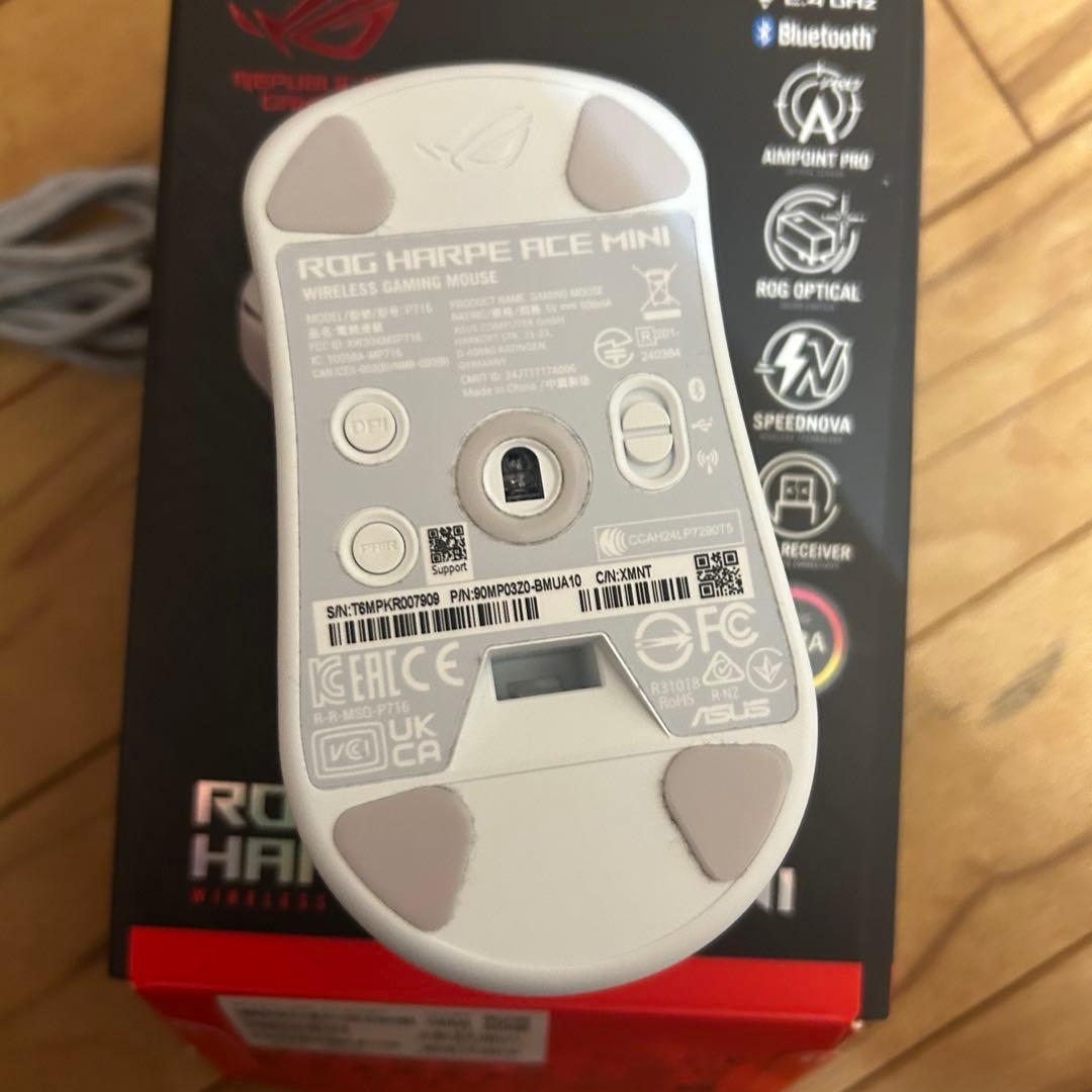 ASUS ROG Harpe Ace Mini ホワイト