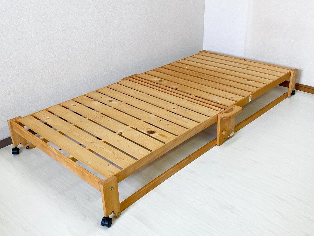 中居木工 シングル 折り畳みベッド すのこ NK-2500