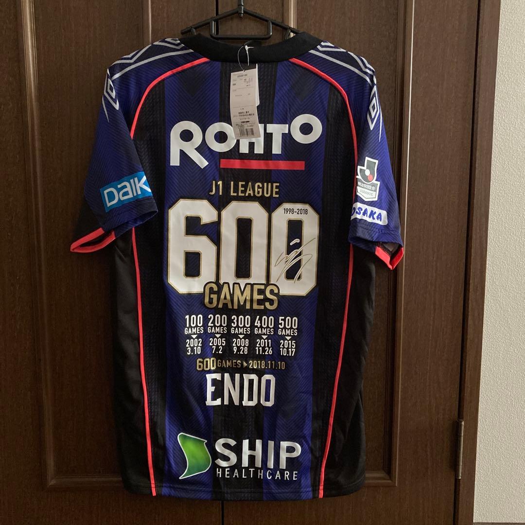 新品！タグ付き！ガンバ大阪　遠藤保仁　600試合出場記念　2018年モデル