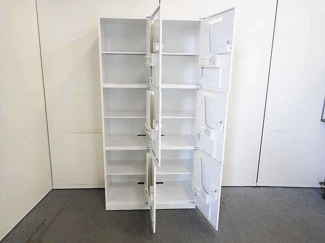 引取り限定　コクヨ　6人用パーソナルロッカー　ダイヤル錠　59-0125